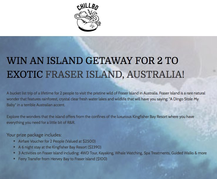 A Trip for 2 to Down Under 