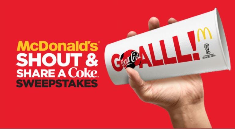 mcdonalds coke shout and share sweepstakes