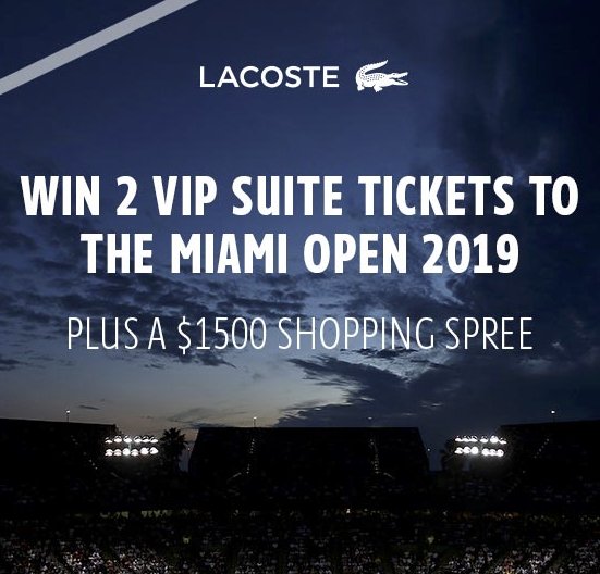 Lacoste Sweepstakes 