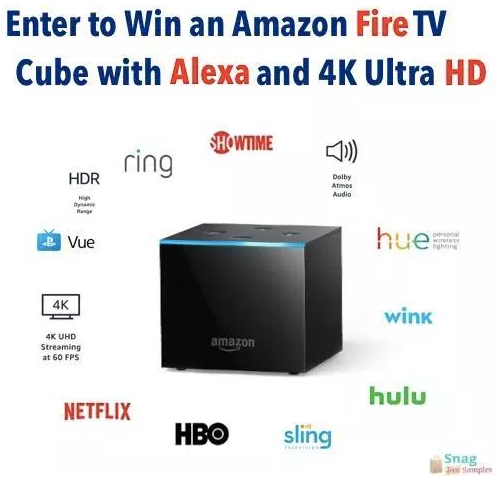 Amazon Fire TV Cube with Alexa & 4K Ultra HD Giveaway