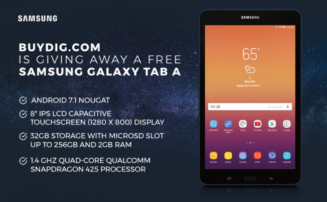 Samsung Galaxy Tab Giveaway 