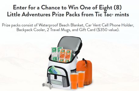 Tic Tac Little Adventures Prize Pack Sweepstakes