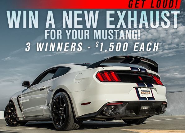 Americanmuscle Get Loud Mustang Exhaust Giveaway 