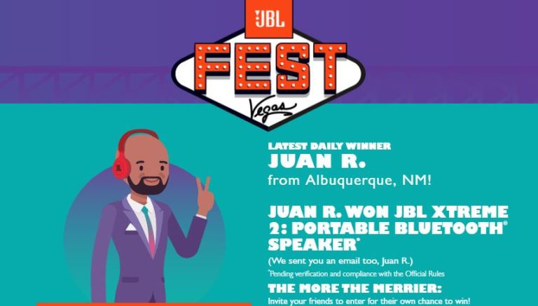 JBL Fest Sweepstakes