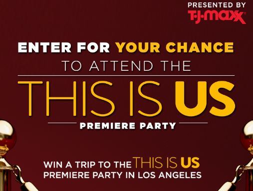NBC T.J. Maxx and This Is Us Sweepstakes 2018