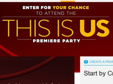 NBC’s This is Us Premiere Party Sweepstakes 