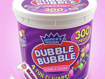 Win a Tub of Dubble Bubble Bubble Gum