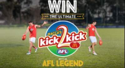 Macca’s Kick 2 Kick Contest - Win Prizes