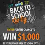 SUNNYD Back to School Kick Off Contest – Win Cash Prize