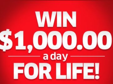 Publisher’s Clearing House Win $1,000/Day For Life
