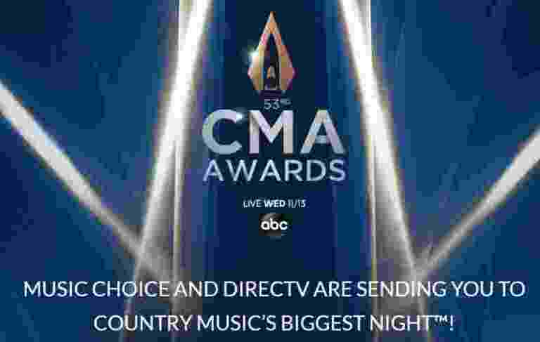 Music Choice x DIRECTV CMA Awards Sweepstakes