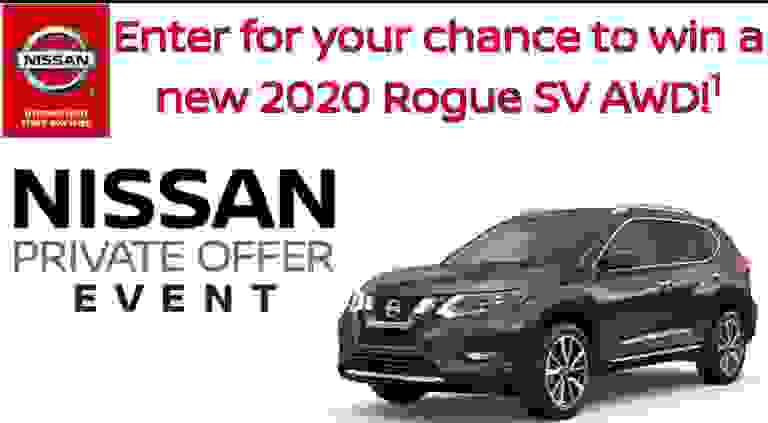 Nissan Private Offer Sales Event Sweepstakes