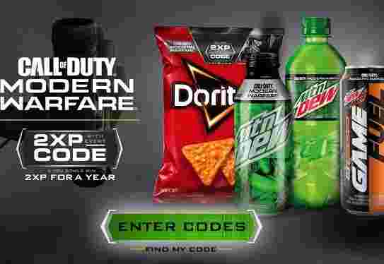 Mtn Dew Game Fuel Doritos Call of Duty Modern Warfare Sweepstakes