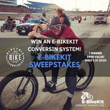 Electric Bike Technologies - E-BikeKit Sweepstakes