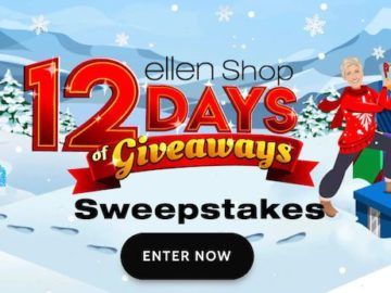 EllenShop.com’s 2019 “12 Days of Giveaways” Sweepstakes
