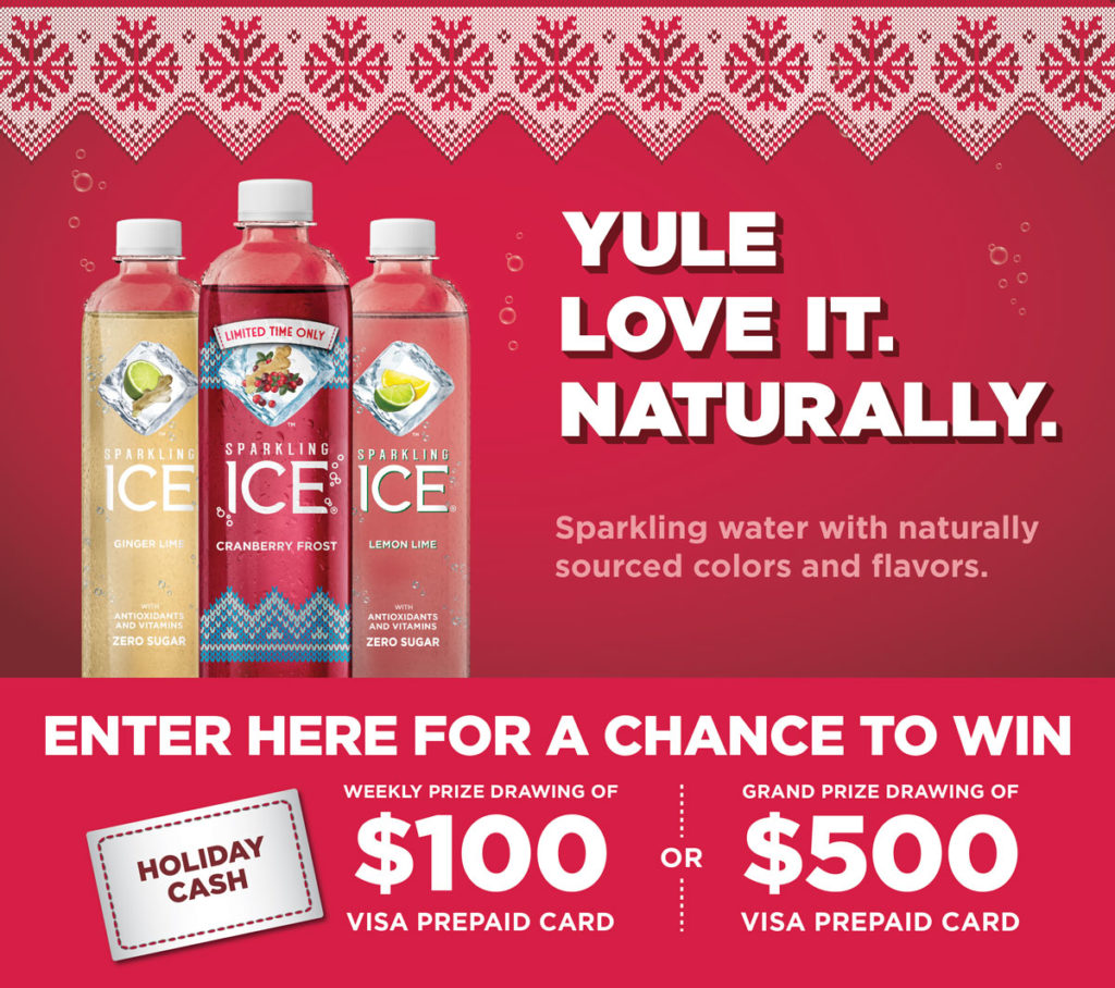 Sparkling Ice Holiday Cash Sweepstakes