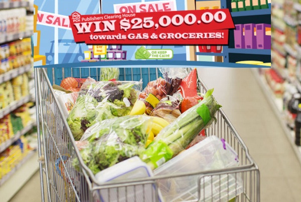 PCH.Com $25000 Gas Groceries Giveaway 