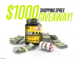 Man Sports Nutrition $1,000 Shopping Spree Giveaway 
