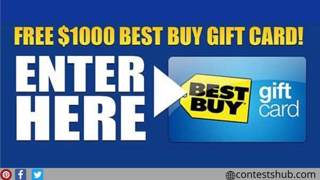 $1,000 Best Buy Gift Card Giveaway