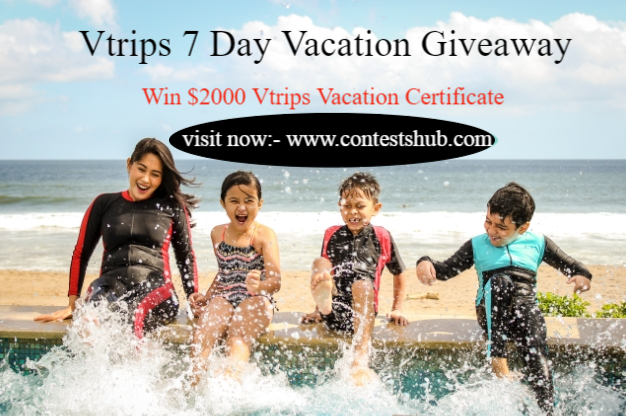 VTrips 7 Day Vacation Giveaway