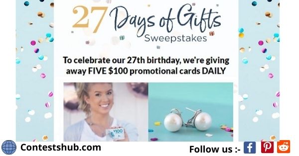 JTV 27-Days of Gifts Sweepstakes

