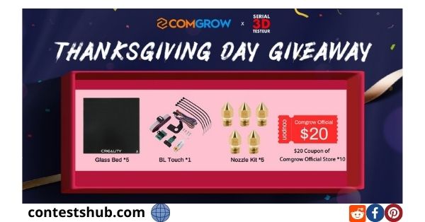 Com grow Thanksgiving Day Giveaway
