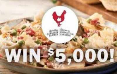 Chicken Farmers of Canada Holiday Helper Sweepstakes,