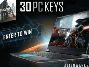 Alienware Crysis Remastered Trilogy Giveaway.
