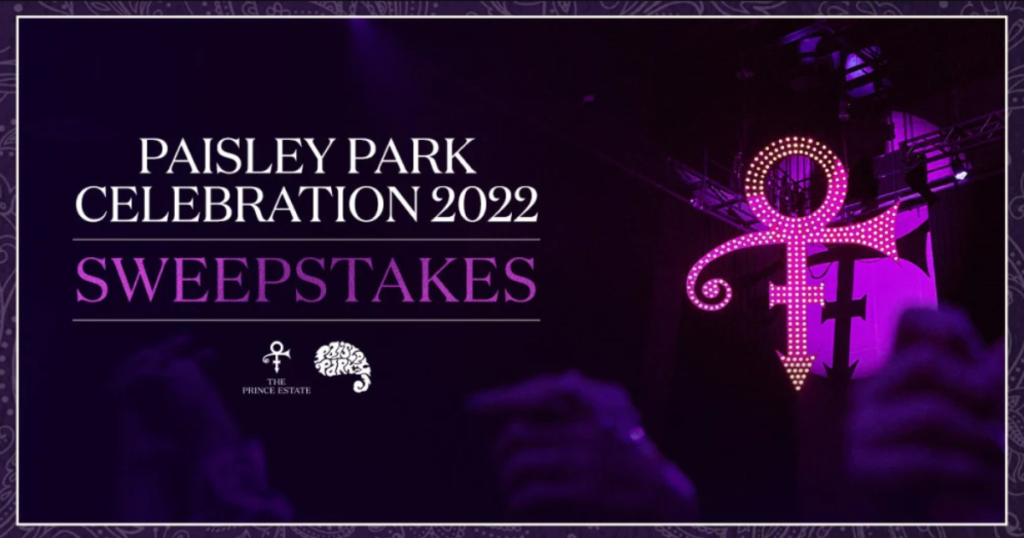 Paisley Park Celebration VIP Experience Sweepstakes