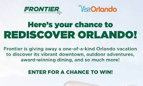 Frontier Airlines Free Orlando Trip Giveaway