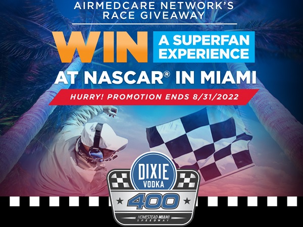 Airmedcare Nascar Cup Giveaway