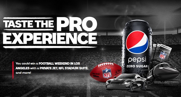 Pepsi Zero Sugar NFL Sweepstakes
