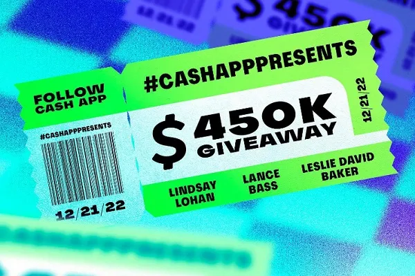 Cash App Holiday Campaign $450k Cash Giveaway