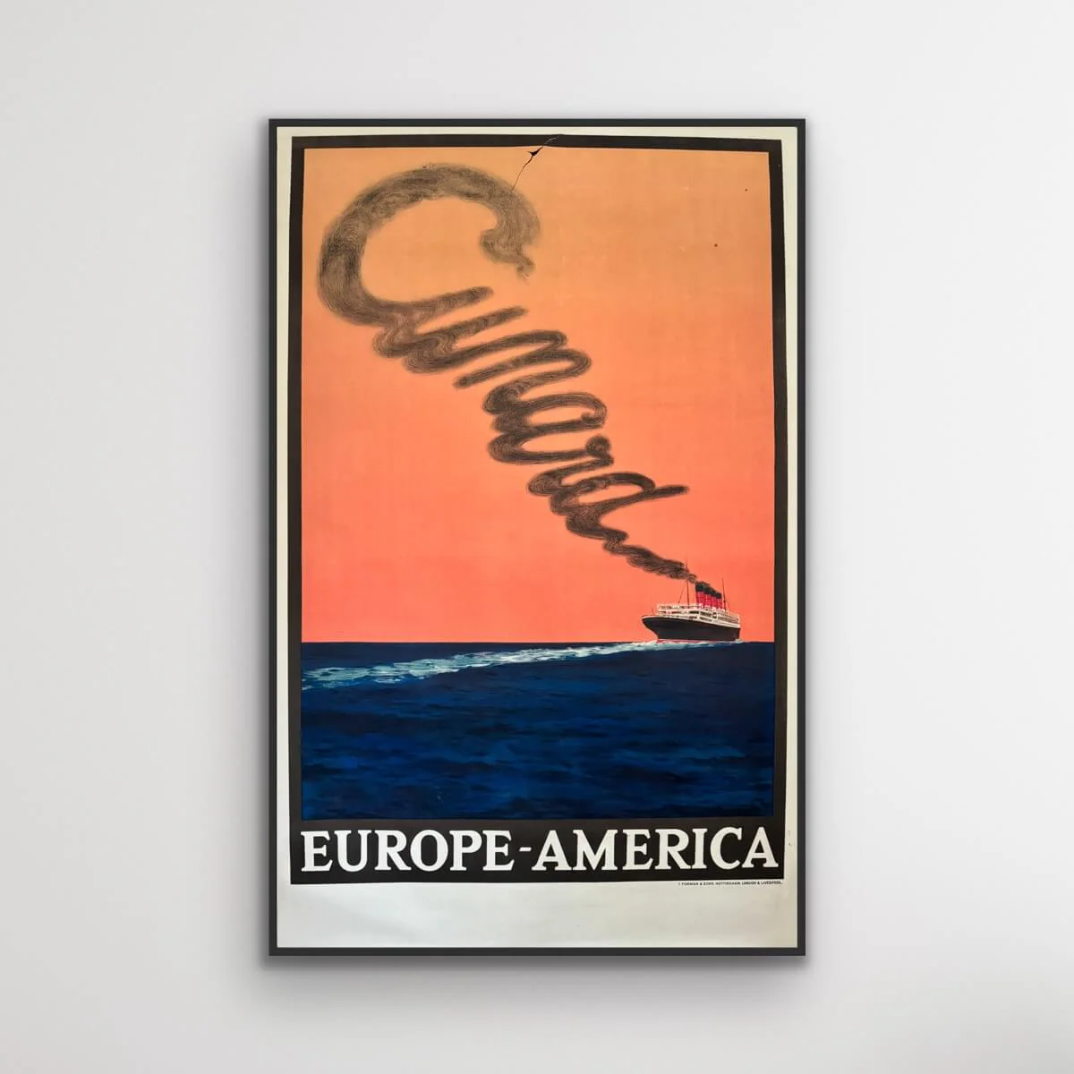 Cunard Europe-America by W.S. Bylitylis