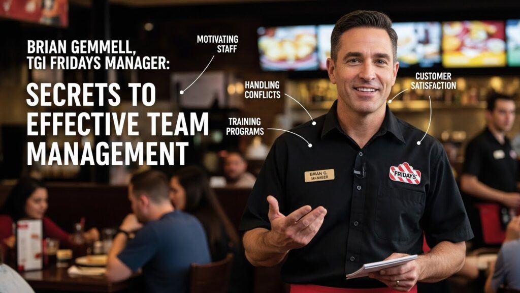 Brian gemmell tgi fridays manager: Secrets to Effective Team Management
